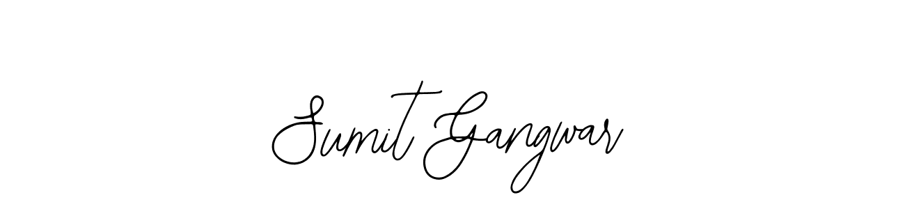 How to make Sumit Gangwar signature? Bearetta-2O07w is a professional autograph style. Create handwritten signature for Sumit Gangwar name. Sumit Gangwar signature style 12 images and pictures png