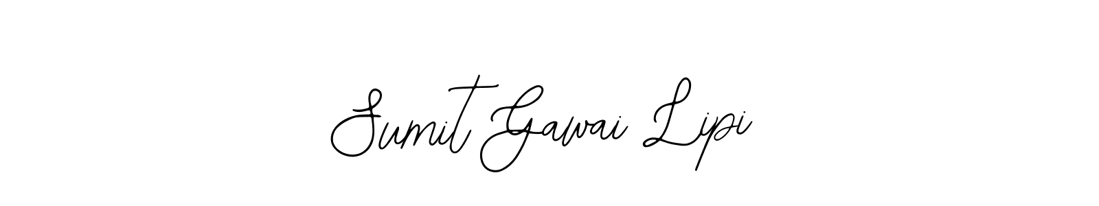 You should practise on your own different ways (Bearetta-2O07w) to write your name (Sumit Gawai Lipi) in signature. don't let someone else do it for you. Sumit Gawai Lipi signature style 12 images and pictures png