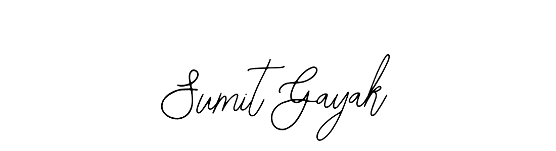 The best way (Bearetta-2O07w) to make a short signature is to pick only two or three words in your name. The name Sumit Gayak include a total of six letters. For converting this name. Sumit Gayak signature style 12 images and pictures png