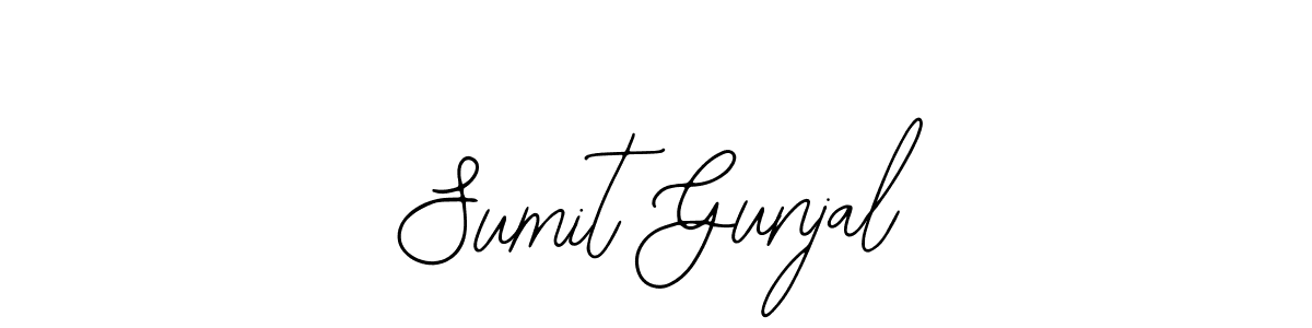 Also You can easily find your signature by using the search form. We will create Sumit Gunjal name handwritten signature images for you free of cost using Bearetta-2O07w sign style. Sumit Gunjal signature style 12 images and pictures png