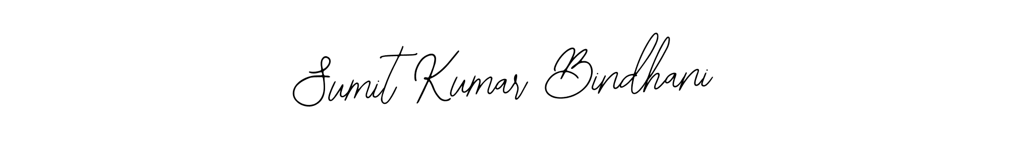 You should practise on your own different ways (Bearetta-2O07w) to write your name (Sumit Kumar Bindhani) in signature. don't let someone else do it for you. Sumit Kumar Bindhani signature style 12 images and pictures png