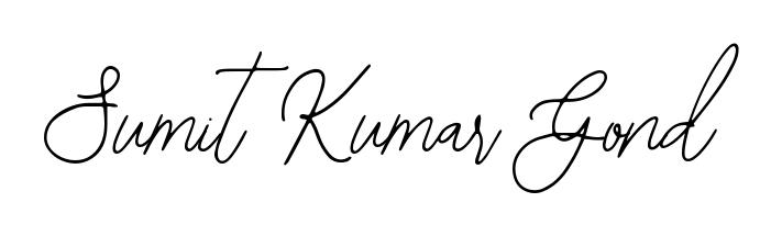 Express your personality with a custom Sumit Kumar Gond signature crafted with Bearetta-2O07w typography. Free transparent PNG download available. Sumit Kumar Gond signature style 12 images and pictures png