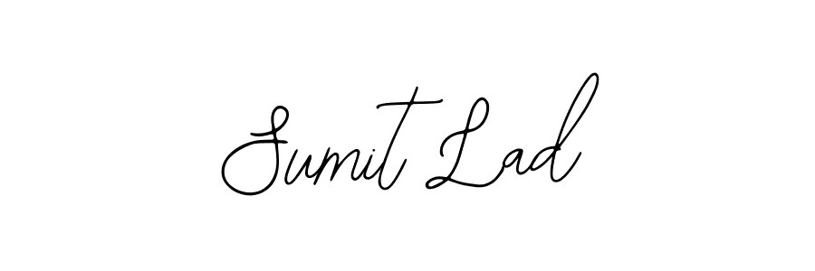 The best way (Bearetta-2O07w) to make a short signature is to pick only two or three words in your name. The name Sumit Lad include a total of six letters. For converting this name. Sumit Lad signature style 12 images and pictures png