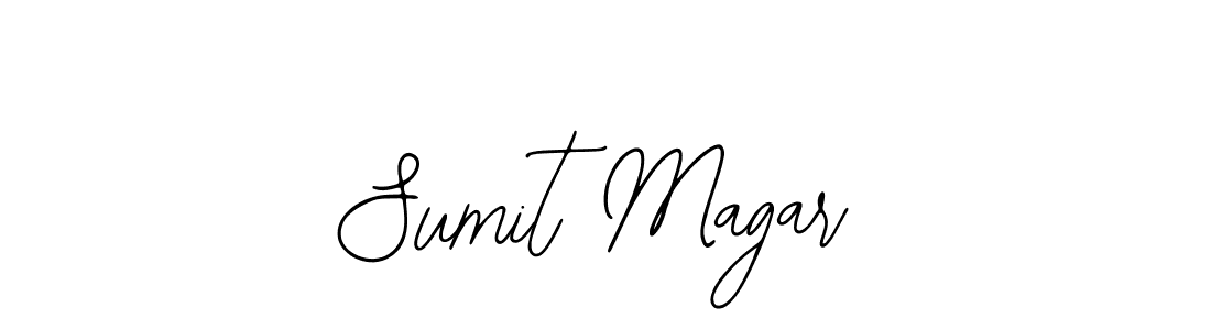 The best way (Bearetta-2O07w) to make a short signature is to pick only two or three words in your name. The name Sumit Magar include a total of six letters. For converting this name. Sumit Magar signature style 12 images and pictures png