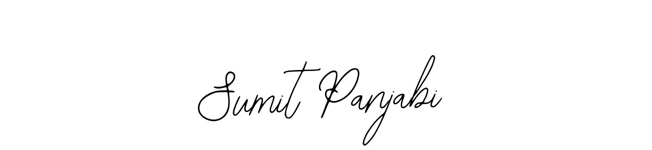 Use a signature maker to create a handwritten signature online. With this signature software, you can design (Bearetta-2O07w) your own signature for name Sumit Panjabi. Sumit Panjabi signature style 12 images and pictures png