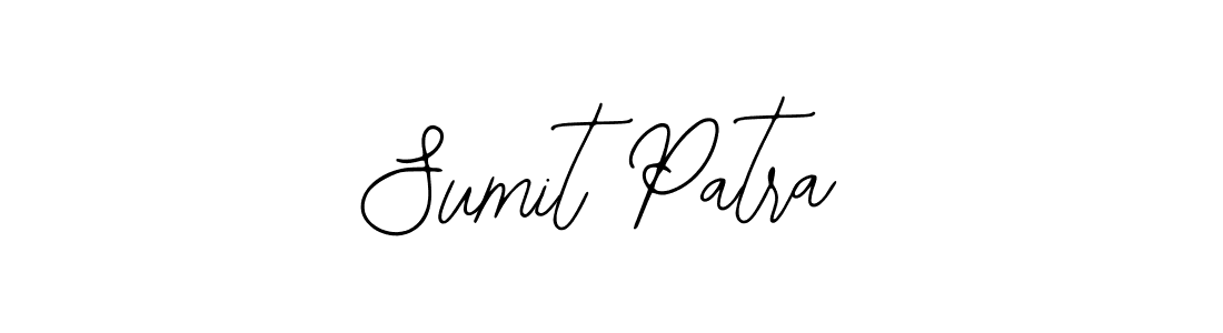 How to make Sumit Patra name signature. Use Bearetta-2O07w style for creating short signs online. This is the latest handwritten sign. Sumit Patra signature style 12 images and pictures png