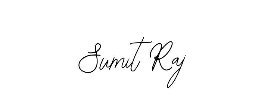 How to make Sumit Raj name signature. Use Bearetta-2O07w style for creating short signs online. This is the latest handwritten sign. Sumit Raj signature style 12 images and pictures png