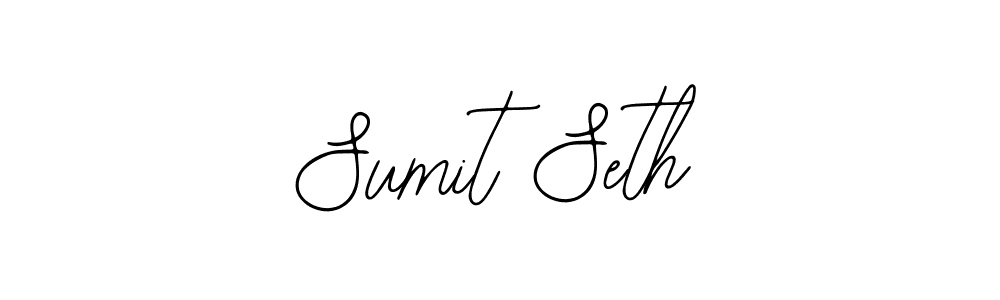 Design your own signature with our free online signature maker. With this signature software, you can create a handwritten (Bearetta-2O07w) signature for name Sumit Seth. Sumit Seth signature style 12 images and pictures png