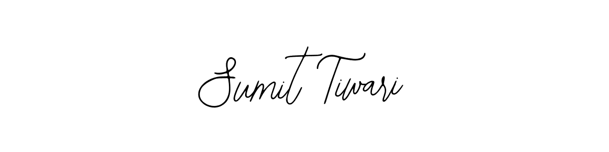You should practise on your own different ways (Bearetta-2O07w) to write your name (Sumit Tiwari) in signature. don't let someone else do it for you. Sumit Tiwari signature style 12 images and pictures png