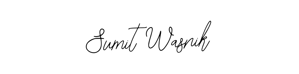 Similarly Bearetta-2O07w is the best handwritten signature design. Signature creator online .You can use it as an online autograph creator for name Sumit Wasnik. Sumit Wasnik signature style 12 images and pictures png