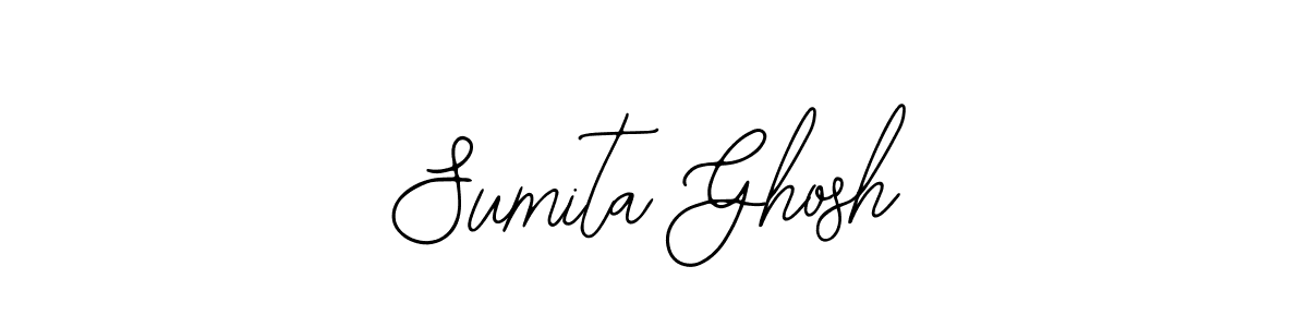 How to make Sumita Ghosh name signature. Use Bearetta-2O07w style for creating short signs online. This is the latest handwritten sign. Sumita Ghosh signature style 12 images and pictures png