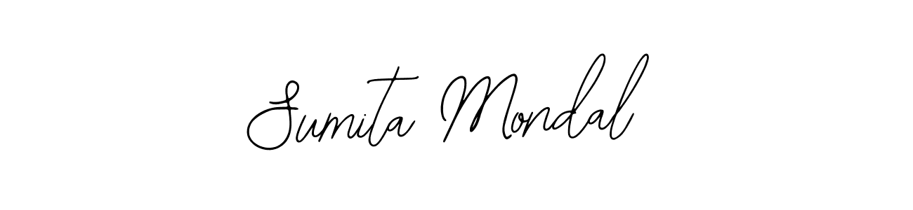 How to make Sumita Mondal signature? Bearetta-2O07w is a professional autograph style. Create handwritten signature for Sumita Mondal name. Sumita Mondal signature style 12 images and pictures png
