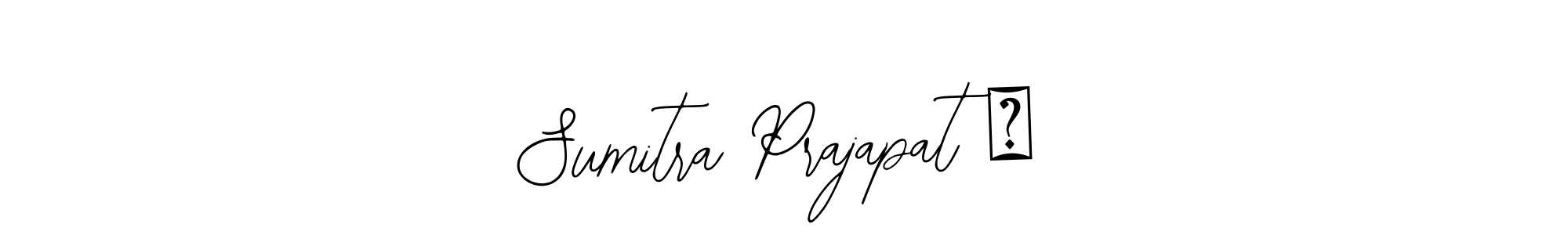 It looks lik you need a new signature style for name Sumitra Prajapat ❤. Design unique handwritten (Bearetta-2O07w) signature with our free signature maker in just a few clicks. Sumitra Prajapat ❤ signature style 12 images and pictures png