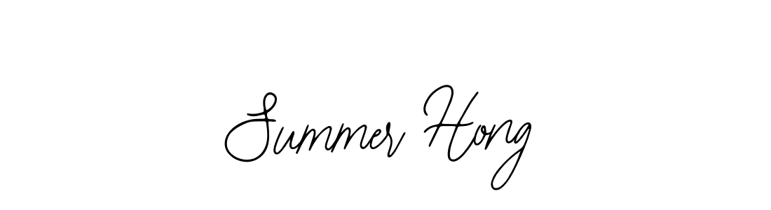 if you are searching for the best signature style for your name Summer Hong. so please give up your signature search. here we have designed multiple signature styles  using Bearetta-2O07w. Summer Hong signature style 12 images and pictures png