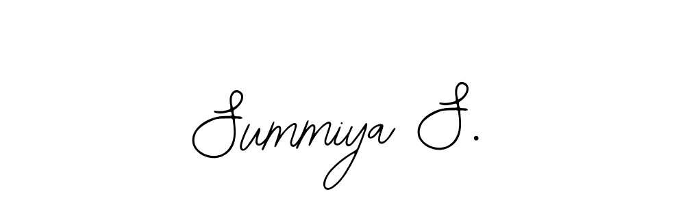 Check out images of Autograph of Summiya S. name. Actor Summiya S. Signature Style. Bearetta-2O07w is a professional sign style online. Summiya S. signature style 12 images and pictures png