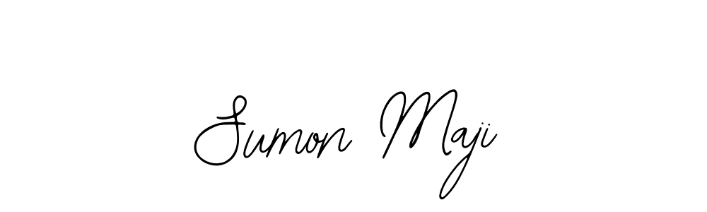 Design your own signature with our free online signature maker. With this signature software, you can create a handwritten (Bearetta-2O07w) signature for name Sumon Maji. Sumon Maji signature style 12 images and pictures png