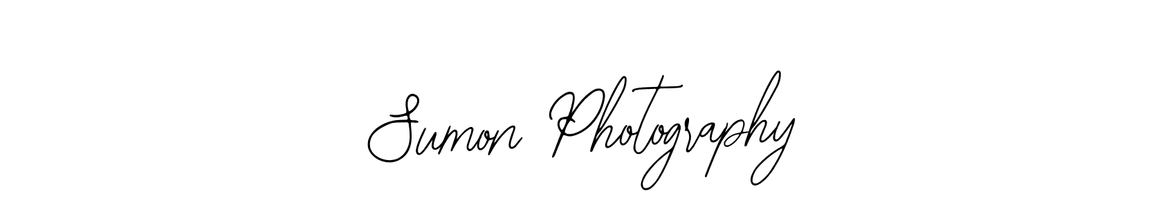 You should practise on your own different ways (Bearetta-2O07w) to write your name (Sumon Photography) in signature. don't let someone else do it for you. Sumon Photography signature style 12 images and pictures png