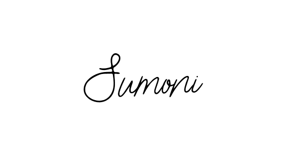 Sumoni stylish signature style. Best Handwritten Sign (Bearetta-2O07w) for my name. Handwritten Signature Collection Ideas for my name Sumoni. Sumoni signature style 12 images and pictures png