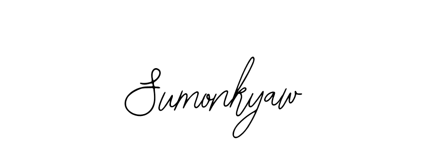Sumonkyaw stylish signature style. Best Handwritten Sign (Bearetta-2O07w) for my name. Handwritten Signature Collection Ideas for my name Sumonkyaw. Sumonkyaw signature style 12 images and pictures png