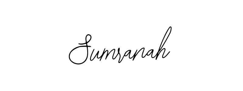 Sumranah stylish signature style. Best Handwritten Sign (Bearetta-2O07w) for my name. Handwritten Signature Collection Ideas for my name Sumranah. Sumranah signature style 12 images and pictures png
