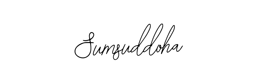 Make a beautiful signature design for name Sumsuddoha. Use this online signature maker to create a handwritten signature for free. Sumsuddoha signature style 12 images and pictures png