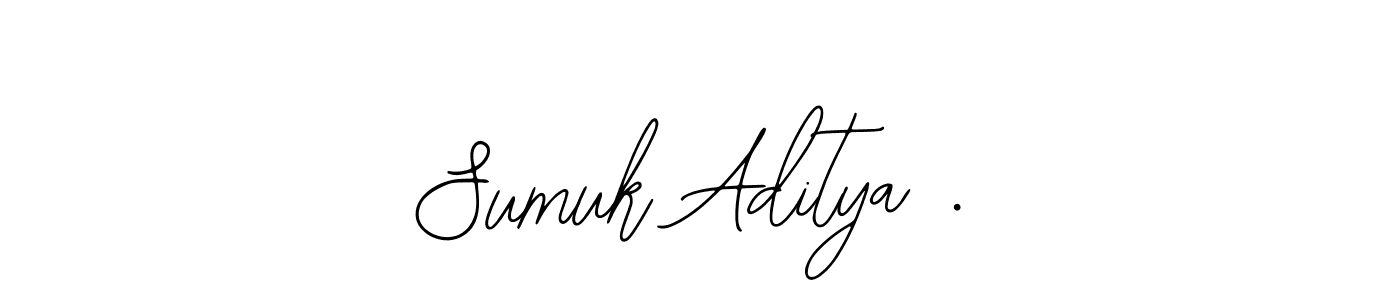 How to make Sumuk Aditya . name signature. Use Bearetta-2O07w style for creating short signs online. This is the latest handwritten sign. Sumuk Aditya . signature style 12 images and pictures png