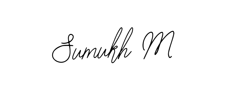 Make a beautiful signature design for name Sumukh M. With this signature (Bearetta-2O07w) style, you can create a handwritten signature for free. Sumukh M signature style 12 images and pictures png