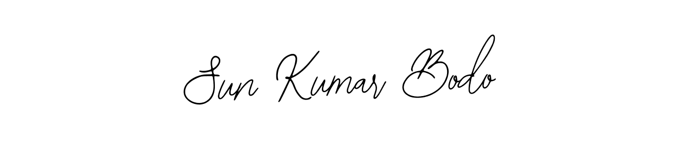 Design your own signature with our free online signature maker. With this signature software, you can create a handwritten (Bearetta-2O07w) signature for name Sun Kumar Bodo. Sun Kumar Bodo signature style 12 images and pictures png