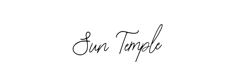 Sun Temple stylish signature style. Best Handwritten Sign (Bearetta-2O07w) for my name. Handwritten Signature Collection Ideas for my name Sun Temple. Sun Temple signature style 12 images and pictures png