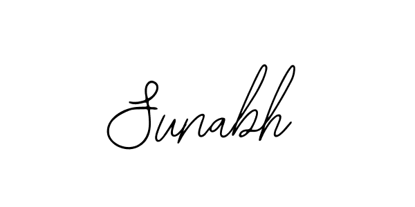 Sunabh stylish signature style. Best Handwritten Sign (Bearetta-2O07w) for my name. Handwritten Signature Collection Ideas for my name Sunabh. Sunabh signature style 12 images and pictures png