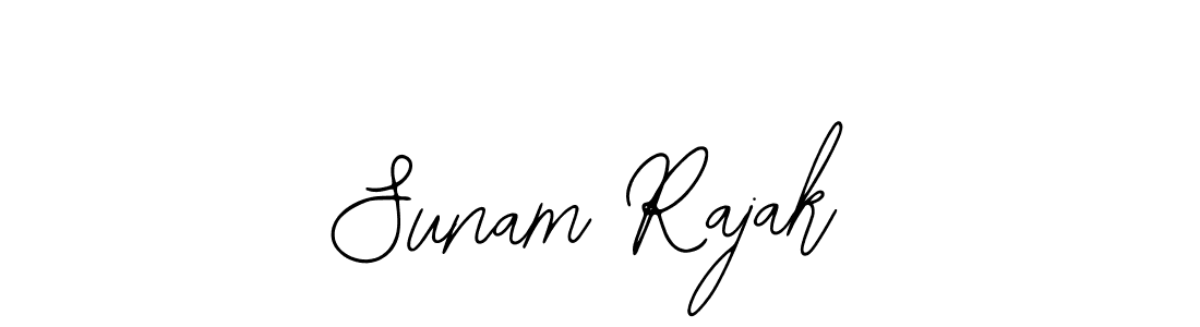 You should practise on your own different ways (Bearetta-2O07w) to write your name (Sunam Rajak) in signature. don't let someone else do it for you. Sunam Rajak signature style 12 images and pictures png