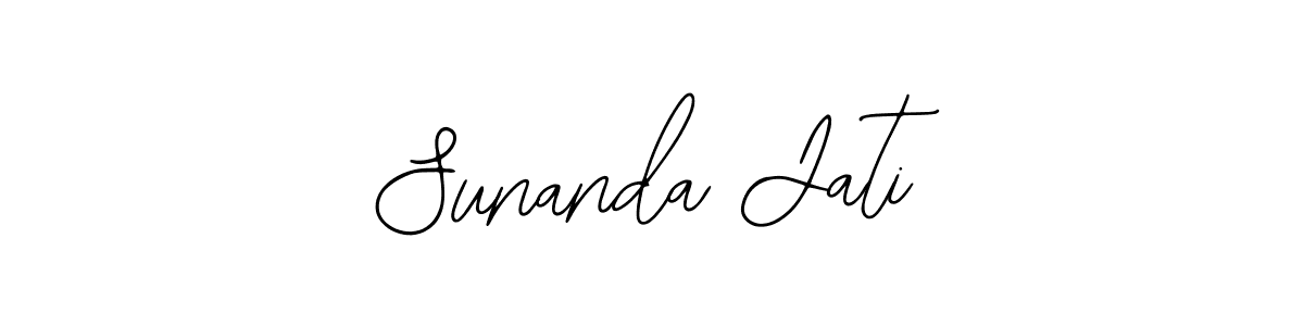 Create a beautiful signature design for name Sunanda Jati. With this signature (Bearetta-2O07w) fonts, you can make a handwritten signature for free. Sunanda Jati signature style 12 images and pictures png