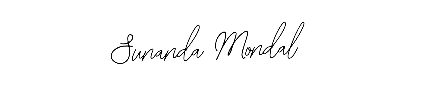 How to make Sunanda Mondal signature? Bearetta-2O07w is a professional autograph style. Create handwritten signature for Sunanda Mondal name. Sunanda Mondal signature style 12 images and pictures png