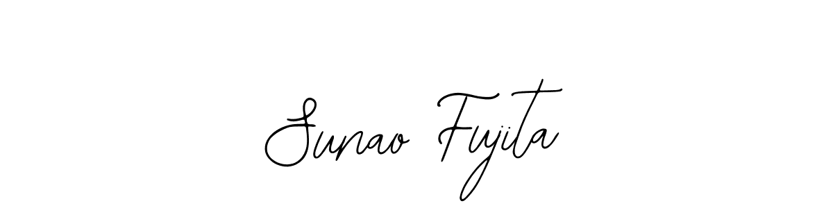 How to make Sunao Fujita signature? Bearetta-2O07w is a professional autograph style. Create handwritten signature for Sunao Fujita name. Sunao Fujita signature style 12 images and pictures png