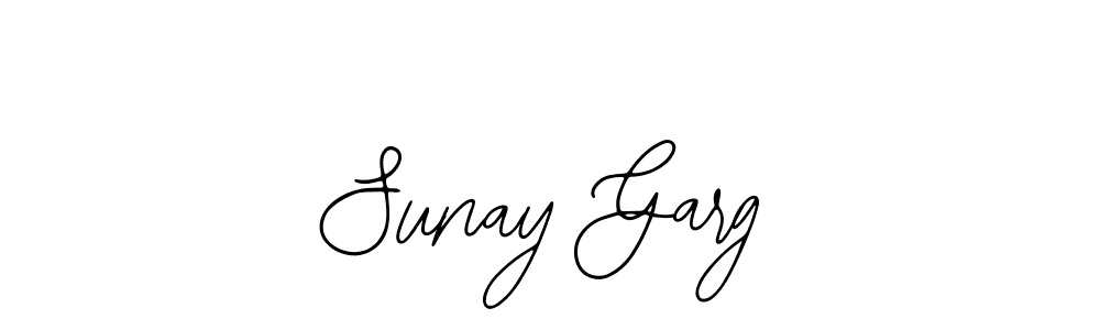 Create a beautiful signature design for name Sunay Garg. With this signature (Bearetta-2O07w) fonts, you can make a handwritten signature for free. Sunay Garg signature style 12 images and pictures png