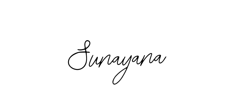 The best way (Bearetta-2O07w) to make a short signature is to pick only two or three words in your name. The name Sunayana include a total of six letters. For converting this name. Sunayana signature style 12 images and pictures png