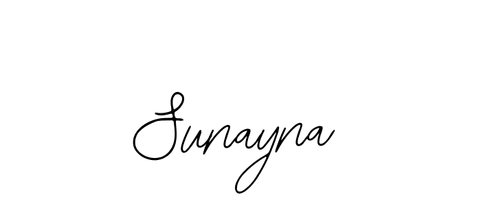 How to make Sunayna signature? Bearetta-2O07w is a professional autograph style. Create handwritten signature for Sunayna name. Sunayna signature style 12 images and pictures png