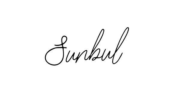 Make a beautiful signature design for name Sunbul. With this signature (Bearetta-2O07w) style, you can create a handwritten signature for free. Sunbul signature style 12 images and pictures png