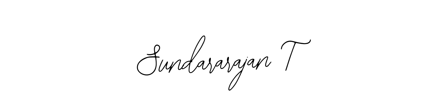 The best way (Bearetta-2O07w) to make a short signature is to pick only two or three words in your name. The name Sundararajan T include a total of six letters. For converting this name. Sundararajan T signature style 12 images and pictures png