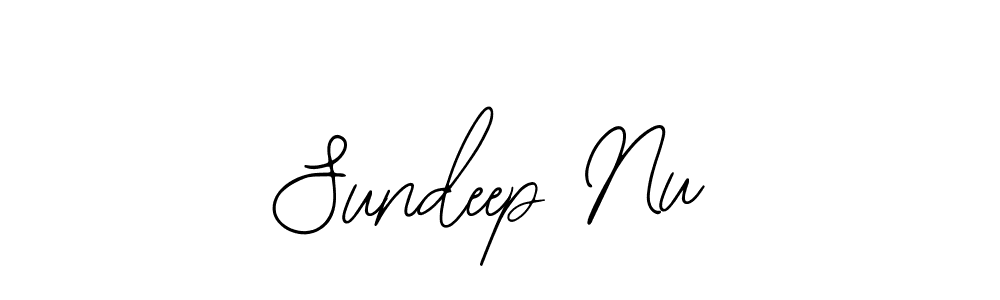 Sundeep Nu stylish signature style. Best Handwritten Sign (Bearetta-2O07w) for my name. Handwritten Signature Collection Ideas for my name Sundeep Nu. Sundeep Nu signature style 12 images and pictures png