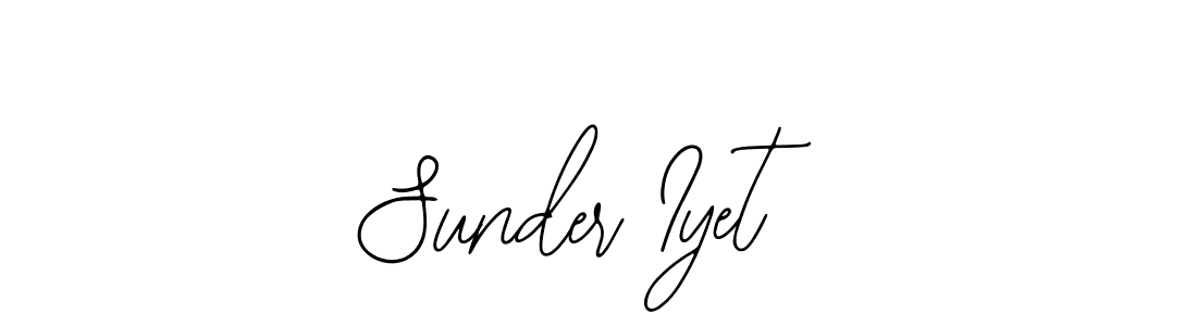 Sunder Iyet stylish signature style. Best Handwritten Sign (Bearetta-2O07w) for my name. Handwritten Signature Collection Ideas for my name Sunder Iyet. Sunder Iyet signature style 12 images and pictures png