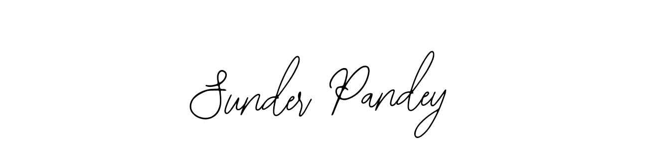 Create a beautiful signature design for name Sunder Pandey. With this signature (Bearetta-2O07w) fonts, you can make a handwritten signature for free. Sunder Pandey signature style 12 images and pictures png