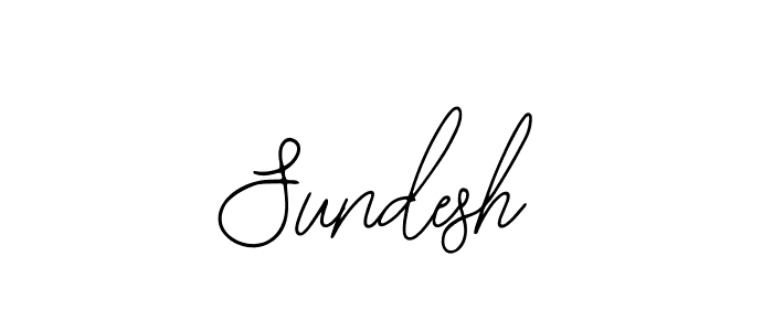 You should practise on your own different ways (Bearetta-2O07w) to write your name (Sundesh) in signature. don't let someone else do it for you. Sundesh signature style 12 images and pictures png