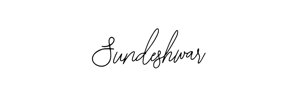 if you are searching for the best signature style for your name Sundeshwar. so please give up your signature search. here we have designed multiple signature styles  using Bearetta-2O07w. Sundeshwar signature style 12 images and pictures png