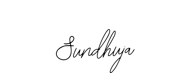 Make a beautiful signature design for name Sundhuja. Use this online signature maker to create a handwritten signature for free. Sundhuja signature style 12 images and pictures png