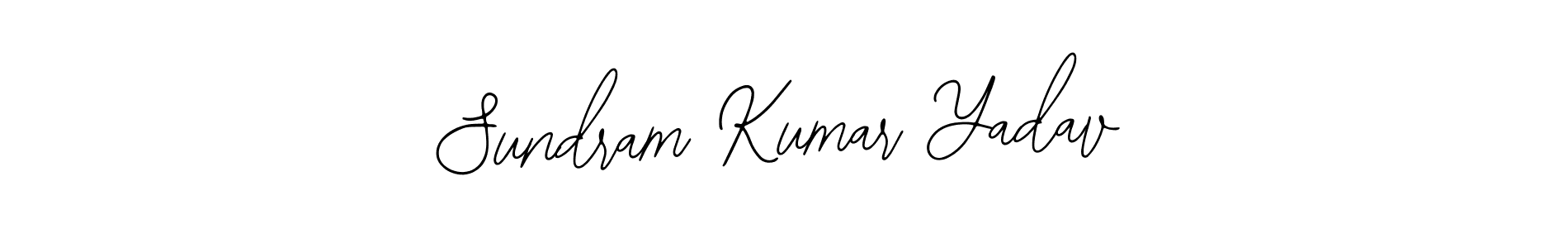 Create a beautiful signature design for name Sundram Kumar Yadav. With this signature (Bearetta-2O07w) fonts, you can make a handwritten signature for free. Sundram Kumar Yadav signature style 12 images and pictures png