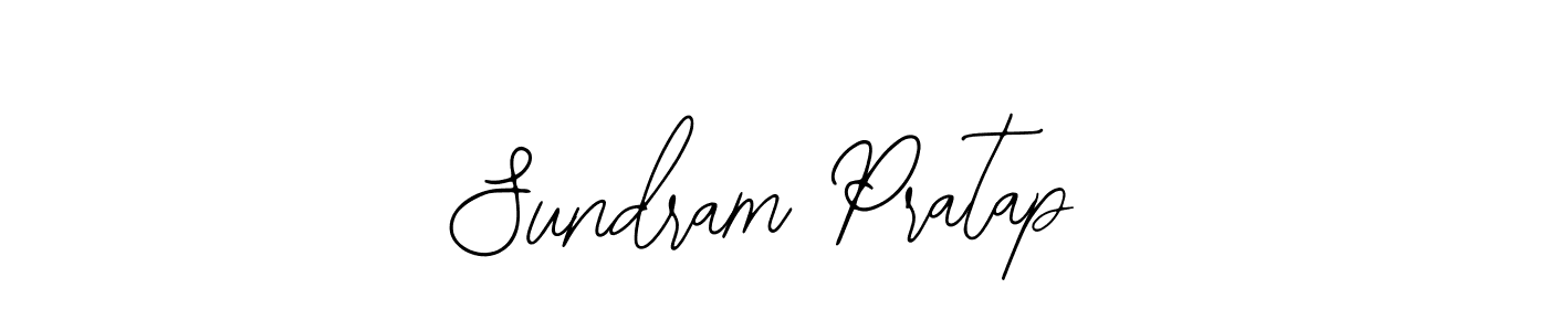 The best way (Bearetta-2O07w) to make a short signature is to pick only two or three words in your name. The name Sundram Pratap include a total of six letters. For converting this name. Sundram Pratap signature style 12 images and pictures png