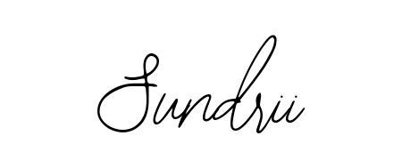 A classic penmanship look for Sundrii. The Bearetta-2O07w font brings timeless elegance and confidence to every signed document. Sundrii signature style 12 images and pictures png