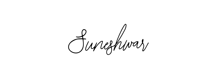 How to make Suneshwar signature? Bearetta-2O07w is a professional autograph style. Create handwritten signature for Suneshwar name. Suneshwar signature style 12 images and pictures png