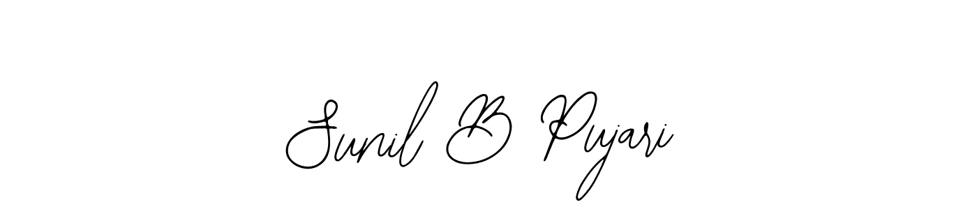 This is the best signature style for the Sunil B Pujari name. Also you like these signature font (Bearetta-2O07w). Mix name signature. Sunil B Pujari signature style 12 images and pictures png